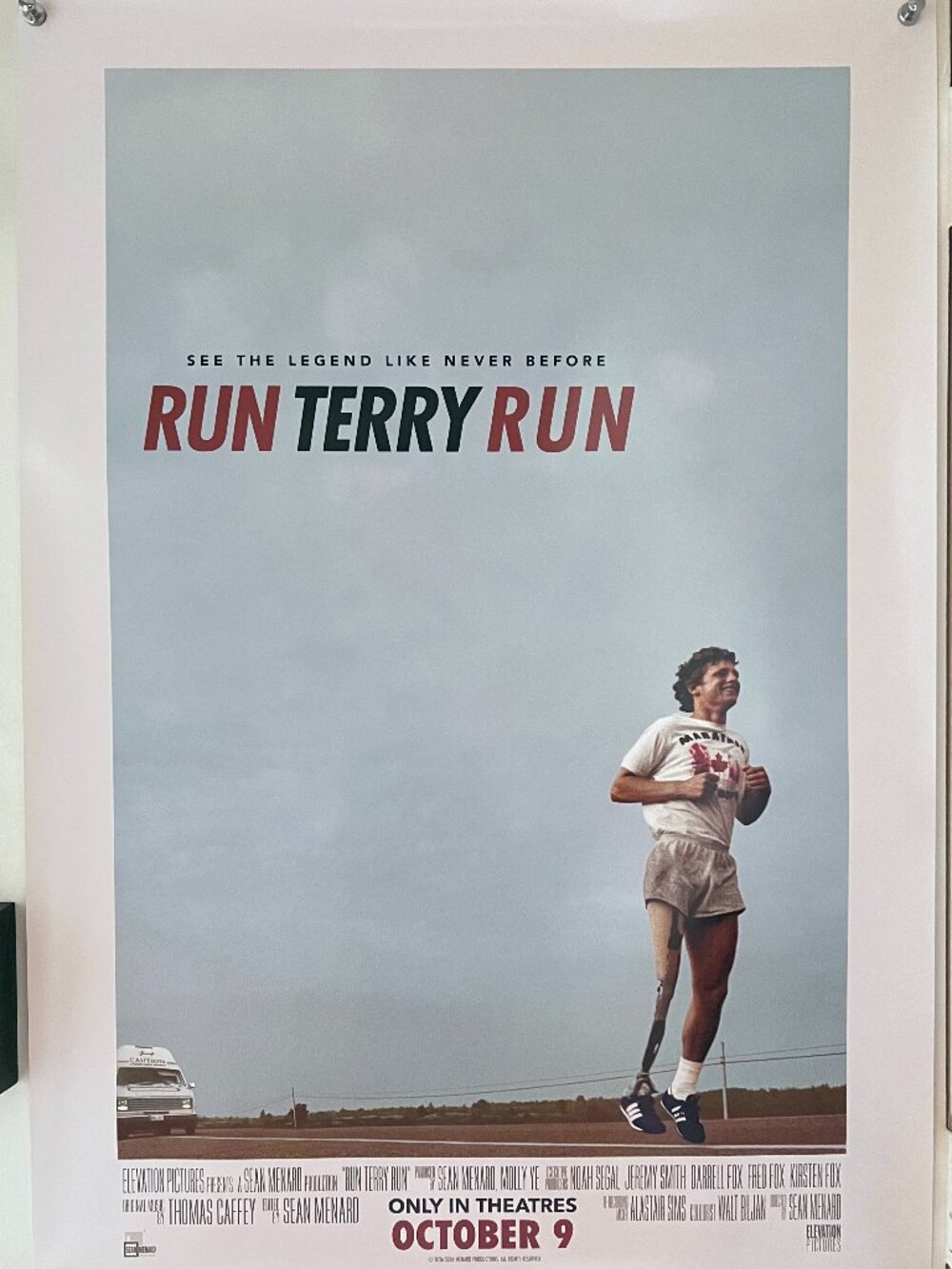 RUN TERRY RUN (2026) - ORIGINAL SINGLE SIDED MOVIE POSTER